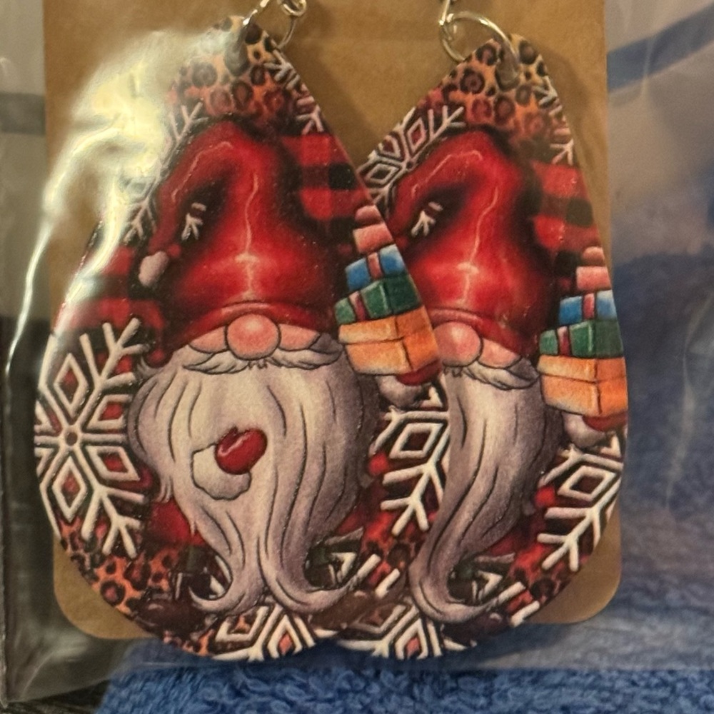 3 pair of gnomes earrings